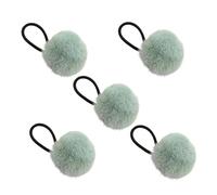 Ball Ponytail Holder Hair Rope for Girls - Chic Furry Ball Hair Ties - Fashion Hair Accessories, Furry Ponytail Holder for Daughter, Sister, Friends, Wife, Family