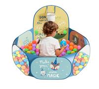 Ball Pool - Foldable Game Pen, Fun Tent For, Safe Play Structure, Light Pit, Educational Leisure Area | Perfect for Kindergarten and Home Parties