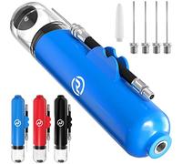 Ball Pump for Sports Balls - 5 Needles - Basketball Pump, Soccer Ball Pump - Air Pump for Balls, Volleyball, Football Accessories Equipment - Hand Pump for Inflatables - Never Lose Pin with Holder