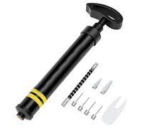 Ball Pump for Sports Balls, Sports Ball Pump Kit, Sports Ball Inflator, Complete Multi-Purpose Manual Pump Kit with 4 Needles for Football