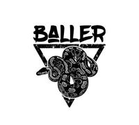 Ball Python Baller Notebook: Do you own a pet ball python or royal python? Do want to keep a record or notes on your pet snakes care? This notebook is perfect for you.