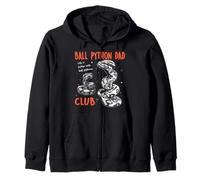 Ball Python Dad Club Snake Dad Men Father's Day Zip Hoodie