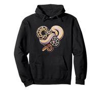 Ball Python Heart Pullover Hoodie
