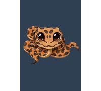 Ball Python Journal - Kawaii Cover: Part of the Lizard Collection - Themed for Kids, Teens & Adults - with Lined Pages