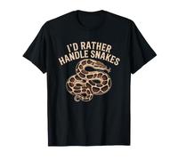 Ball Python Keeper Rather Handle Snakes Than People Humor T-Shirt