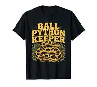 Ball Python Keeper Scientific Illustration Minimalist Owner T-Shirt