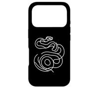 Ball Python Line Art Herpetologist Case for iPhone 17 Pro