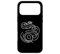 Ball Python Line Art Herpetologist Case for iPhone 17 Pro Max