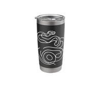 Ball Python Line Art Herpetologist Stainless Steel Insulated Tumbler