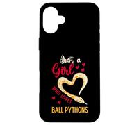 Ball Python lover for Just a Girl who Loves Ball Pythons Case for iPhone 16 Plus