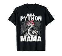 Ball Python Mama Ball Python Snake Mom Herpetology T-Shirt