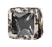 Ball Python Minimalist Cute Makeup Case Bag Clear Makeup Bag Organizer Cosmetic Organizer Case for Travel