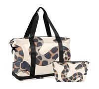 Ball Python Minimalist Large Travel Duffel Luggage with Wet Pocket Adjustable Strap Workout Bag for Travel Multifunctional for Men Women