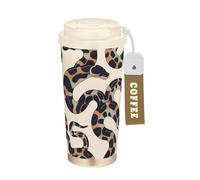 Ball Python Minimalist Stainless Steel Coffee Tumbler With Lids designed Coffee Togo Mug For Hot And Cold 17 oz Spill Proof