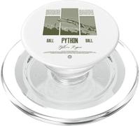 Ball Python Modern Reptile Keeper Streetwear PopSockets PopGrip for MagSafe