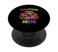 Ball Python Mom Pop Art Cute Snake Lovers Sunglasses PopSockets Adhesive PopGrip