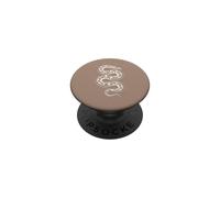 Ball Python Morph Lover Snake Graphic Brown PopSockets Adhesive PopGrip