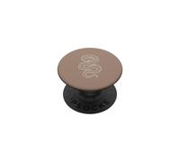 Ball Python Morph Lover Snake Graphic Brown PopSockets Adhesive PopGrip