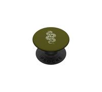 Ball Python Morph Lover Snake Graphic Green PopSockets Adhesive PopGrip