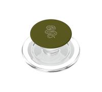 Ball Python Morph Lover Snake Graphic Green PopSockets PopGrip for MagSafe