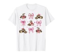 Ball Python Snake Girl Coquette Bow Pink Mom T-Shirt