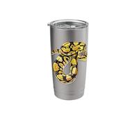 Ball Python Snake Orange Dream Yellow Belly Serpent Stainless Steel Insulated Tumbler