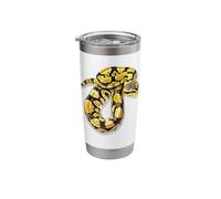 Ball Python Snake Orange Dream Yellow Belly Serpent Stainless Steel Insulated Tumbler