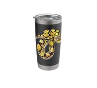 Ball Python Snake Orange Dream Yellow Belly Serpent Stainless Steel Insulated Tumbler