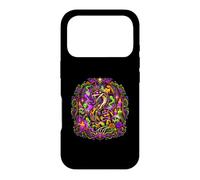 Ball Python Snake Skulls Skeletons Spooky Scary Horror Case for iPhone 17 Pro