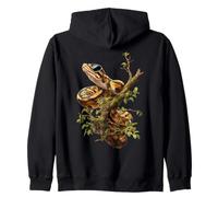 Ball Python Sunglasses Reptile Keeper Snake Owner Enthusiast Zip Hoodie