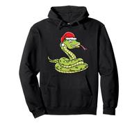 Ball Python With Christmas Hat Python Owner Gift Pullover Hoodie