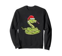 Ball Python With Christmas Hat Python Owner Gift Sweatshirt