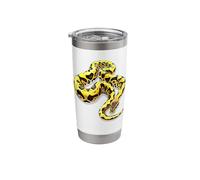 Ball Python Yellow Belly Leopard Snake Stainless Steel Insulated Tumbler