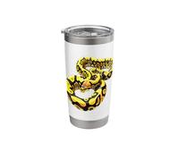 Ball Python Yellow Belly Snake Serpent Stainless Steel Insulated Tumbler