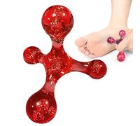 Ball Roller Hand Massage Ball, Balls | Trigger Point , Portable Multifunctional Massage Tool, Four Track Neck Balls