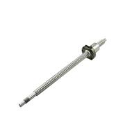 Ball Screw C7 SFU1605 150mm 200mm 300mm 500 mm 1150mm 1550mm With Single Ballnut BK/BF12 RM1605 Ballscrew End Machined For CNC(450mm)