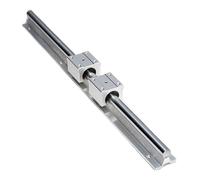Ball screw Guide 16mm Linear Rail Length 1000mm Support Round + 16UU Slide Block For Cnc(16UU,300mm)