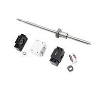 Ball Screw with nut Machine Parts 1set Ball Screw Nut SFU2004 BallScrew 1050-2000mm With BKBF15 End Machining+ +Supporter+Coupling(1300mm)
