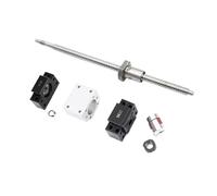Ball Screw with nut Machine Parts 1set Ball Screw SFU2005 1050-2000mm With BKBF15 End Machining+BallScrew Nut+Supporter+Coupling(1400mm)