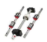 Ball Screw with nut Machine Parts 20mm Linear Guide 2pcs HR20 1200-2000mm Rail Way +4pcs HGH20CA Sliders+SFU1610 Rolled Ball Screw C7(1950mm)