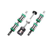 Ball Screw with nut Machine Parts 2Pc HGR30 Linear Guide +1Pc SFU3210 Ball Screw Set+4Pc HGH30CA Block XB+DSG+HM25-110 L300-1000mm For Parts 3D(850mm)