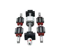 Ball Screw with nut Machine Parts 4pcs HGW15CC Slider With 2pcs HGR15 Linear Guide +1pcs SFU1605 Ball Screw Of Any Length + Bracket BK/BF12+ Coupling(450mm)