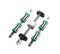 Ball Screw with nut Machine Parts Ball Screw 2Pcs HGR15 +1 Set SFU1610 + 4Pcs HGH15CA+XB+DSG L300-1000mm For Part(850mm)