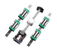 Ball Screw with nut Machine Parts Ball Screw Kit SFU1610+HGR20 Linear Guide With 4pcs HGH20CA Slider Blocks L550-1000mm+HM12-57 For Part(850mm)