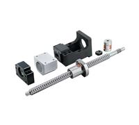 Ball Screw with nut Machine Parts HGR20 Linear Guide+ Kit Ball Screw SFU1610 With 4pcs HGW20CC Slider Blocks L300-500mm+HM12-57 For Part(300mm)