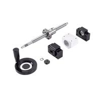 Ball Screw with nut Machine Parts Linear Rails 2pcs HGR20 Square Guide +4pcs HGH20CA Carriages Blocks +SFU1610 Ball Screw Set(200mm)
