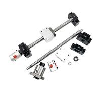 Ball Screw with nut Machine Parts SFS2525 L200-1000mm Ball Screw Set With Single Nut+BKBF20+DSG25H+Coupling(500mm)