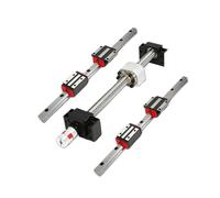 Ball Screw with nut Machine Parts SFU1610 Ball Screw Kit With 8mm Coupler +2pcs HGR20 200mm-1000mm Linear Guides+4pcs HGH20CA Blocks(750mm)
