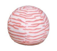 Ball Shaped Pillow Plush Cushion - Round Sphere Accent Ball, Single 20cm Sherpa Fleece Orbital Bolster For Decor, Fuzzy Circular Throw Pillow For Couch, Nursery And Studio