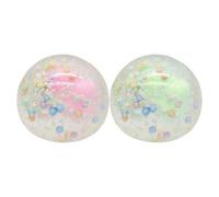 Ball Shaped Sensory Toy, 2 Piece Squeeze Fidget,6cm, Soft Calm Down Gadget, Slow Rebound Texture, Silent No Pop Material, For Commuting Travel And School Focus